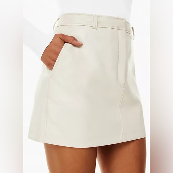Zara white skirt - stretchy! Size XS new - Picture 8 of 8